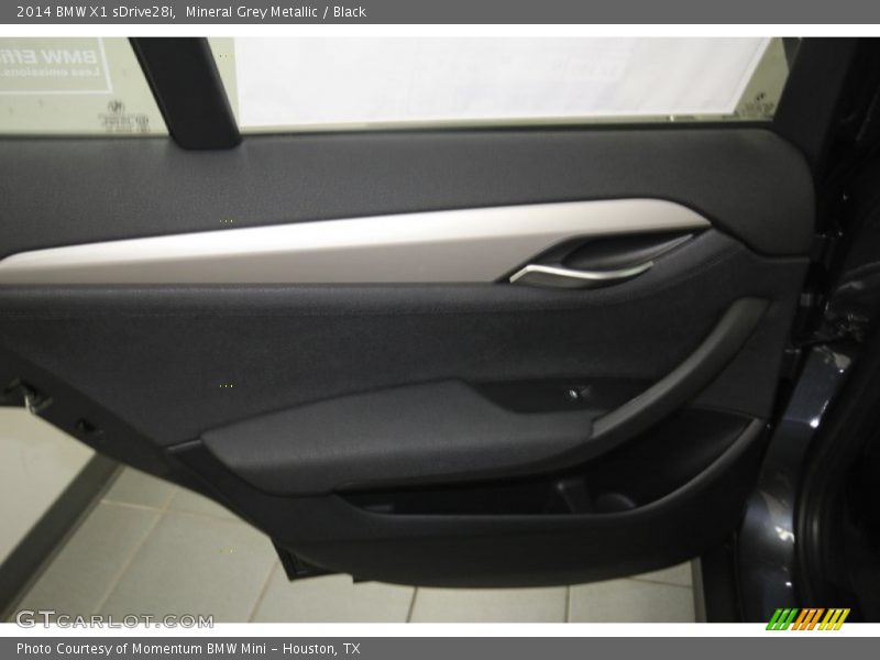 Mineral Grey Metallic / Black 2014 BMW X1 sDrive28i