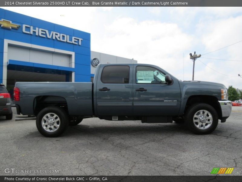 Blue Granite Metallic / Dark Cashmere/Light Cashmere 2014 Chevrolet Silverado 2500HD LT Crew Cab