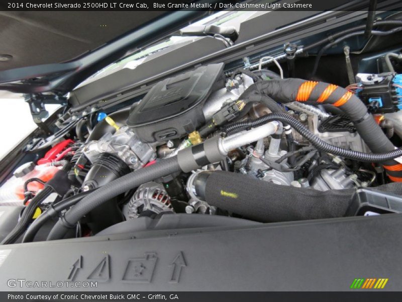 Blue Granite Metallic / Dark Cashmere/Light Cashmere 2014 Chevrolet Silverado 2500HD LT Crew Cab