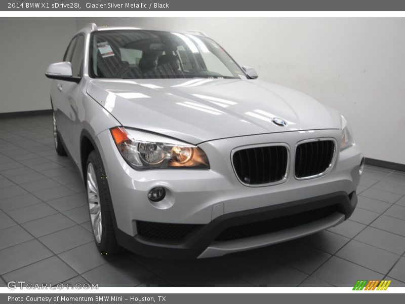 Glacier Silver Metallic / Black 2014 BMW X1 sDrive28i