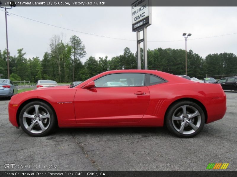 Victory Red / Black 2013 Chevrolet Camaro LT/RS Coupe