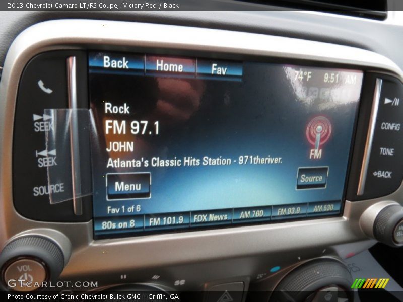 Victory Red / Black 2013 Chevrolet Camaro LT/RS Coupe