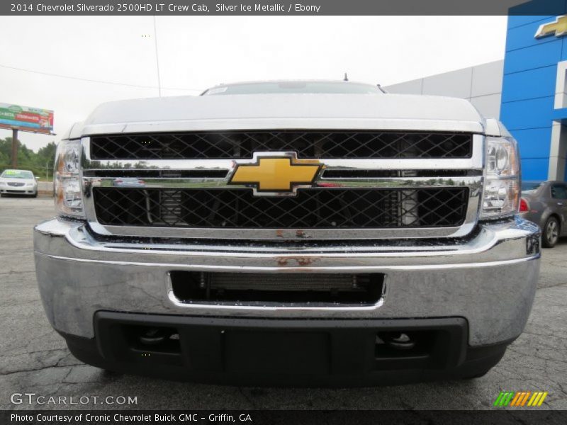 Silver Ice Metallic / Ebony 2014 Chevrolet Silverado 2500HD LT Crew Cab