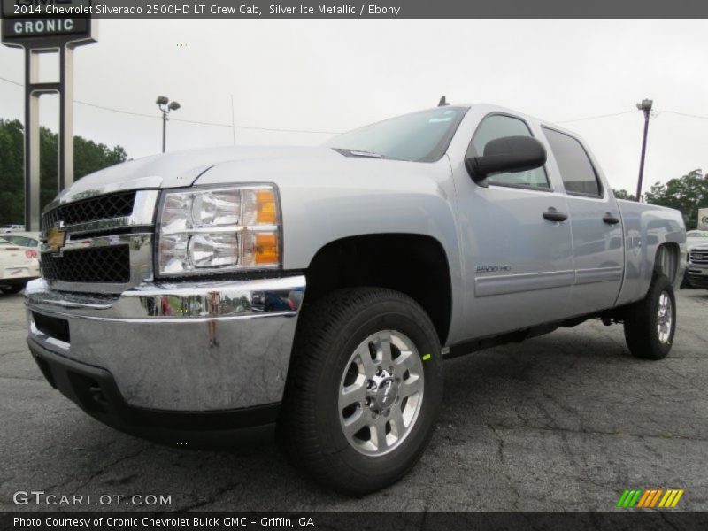 Silver Ice Metallic / Ebony 2014 Chevrolet Silverado 2500HD LT Crew Cab