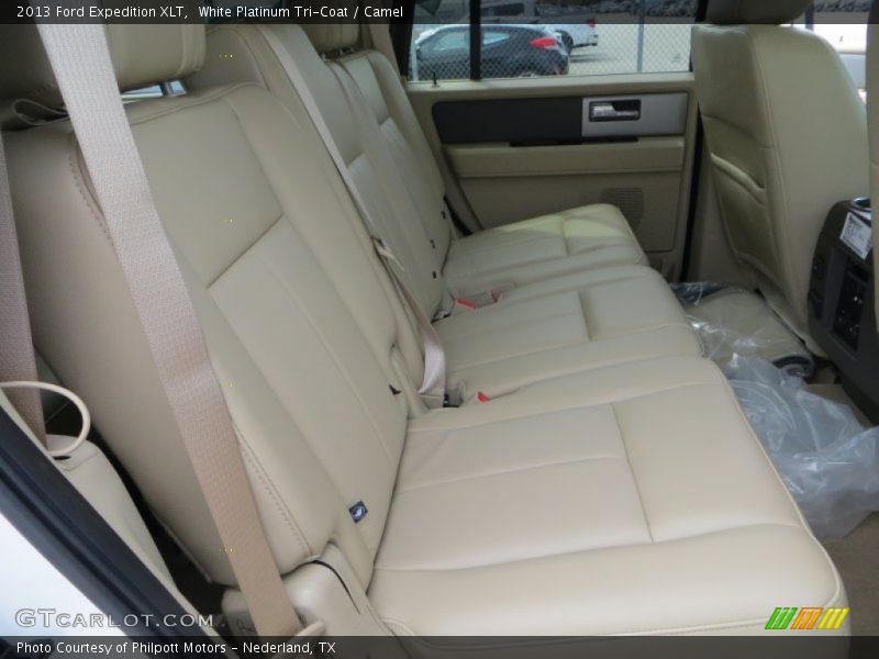 White Platinum Tri-Coat / Camel 2013 Ford Expedition XLT