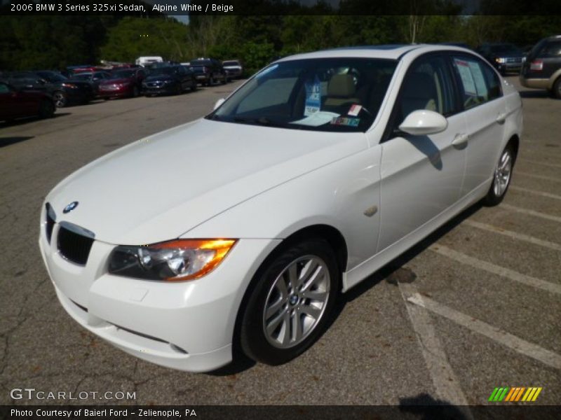Alpine White / Beige 2006 BMW 3 Series 325xi Sedan