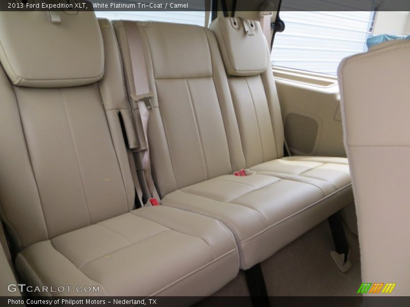 White Platinum Tri-Coat / Camel 2013 Ford Expedition XLT