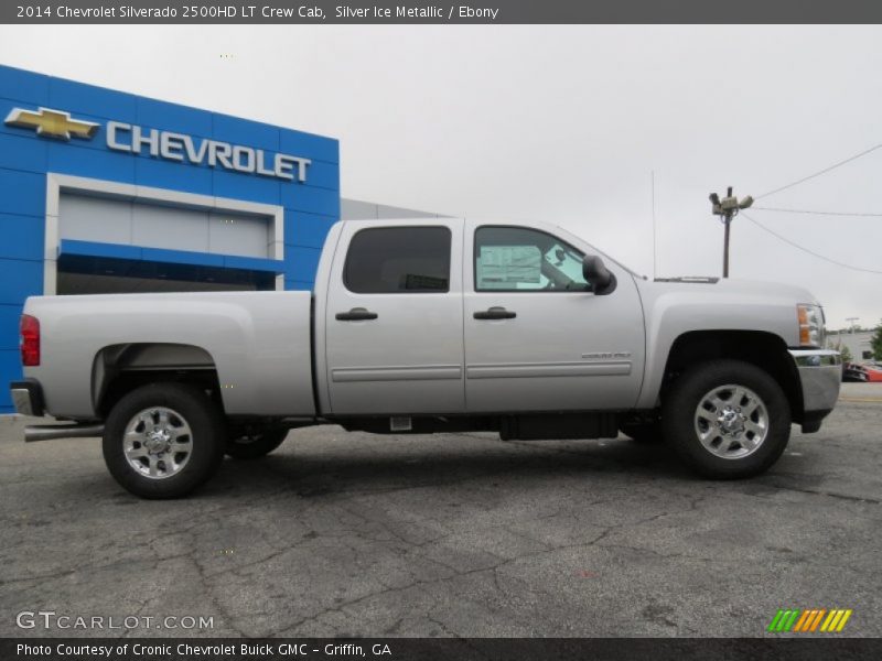 Silver Ice Metallic / Ebony 2014 Chevrolet Silverado 2500HD LT Crew Cab