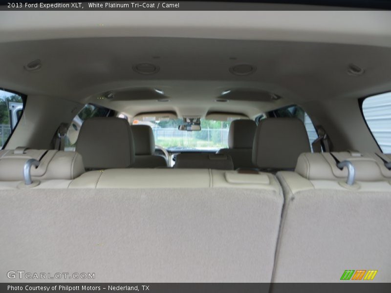 White Platinum Tri-Coat / Camel 2013 Ford Expedition XLT