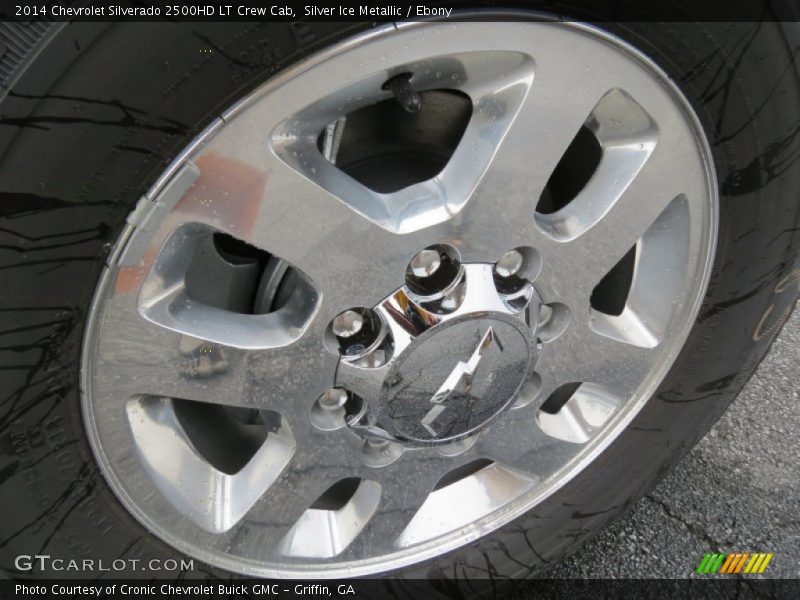 Silver Ice Metallic / Ebony 2014 Chevrolet Silverado 2500HD LT Crew Cab