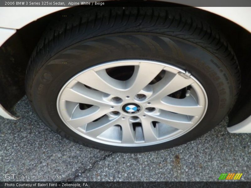 Alpine White / Beige 2006 BMW 3 Series 325xi Sedan