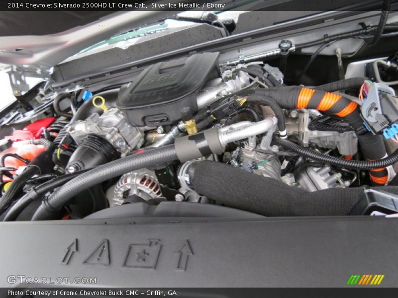 Silver Ice Metallic / Ebony 2014 Chevrolet Silverado 2500HD LT Crew Cab