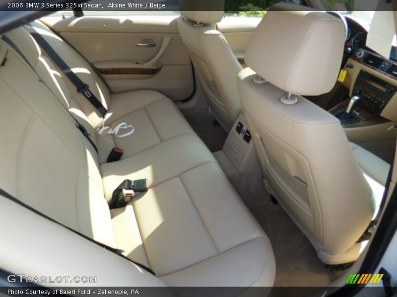Alpine White / Beige 2006 BMW 3 Series 325xi Sedan