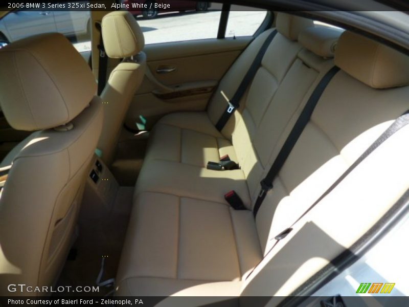 Alpine White / Beige 2006 BMW 3 Series 325xi Sedan
