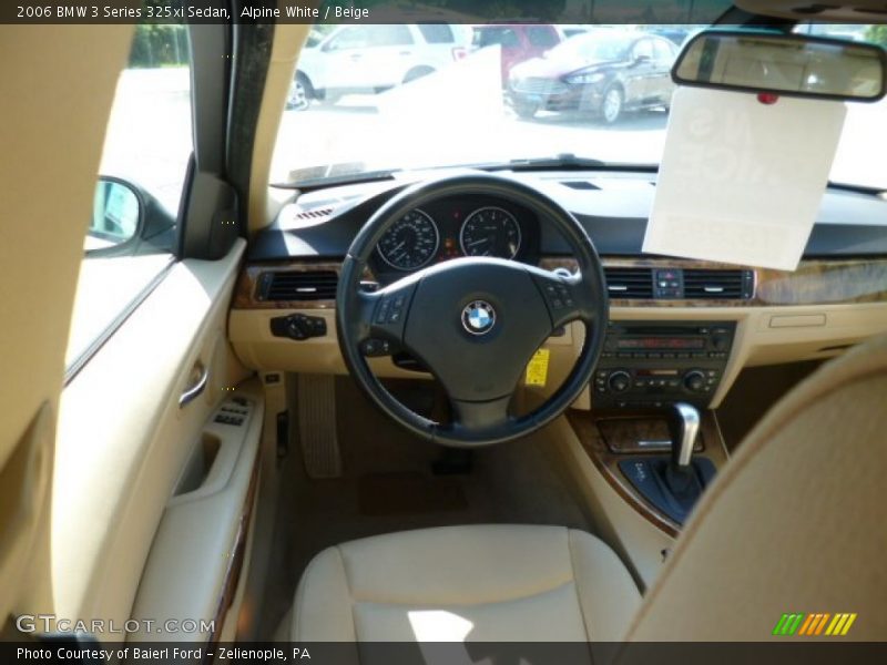 Alpine White / Beige 2006 BMW 3 Series 325xi Sedan