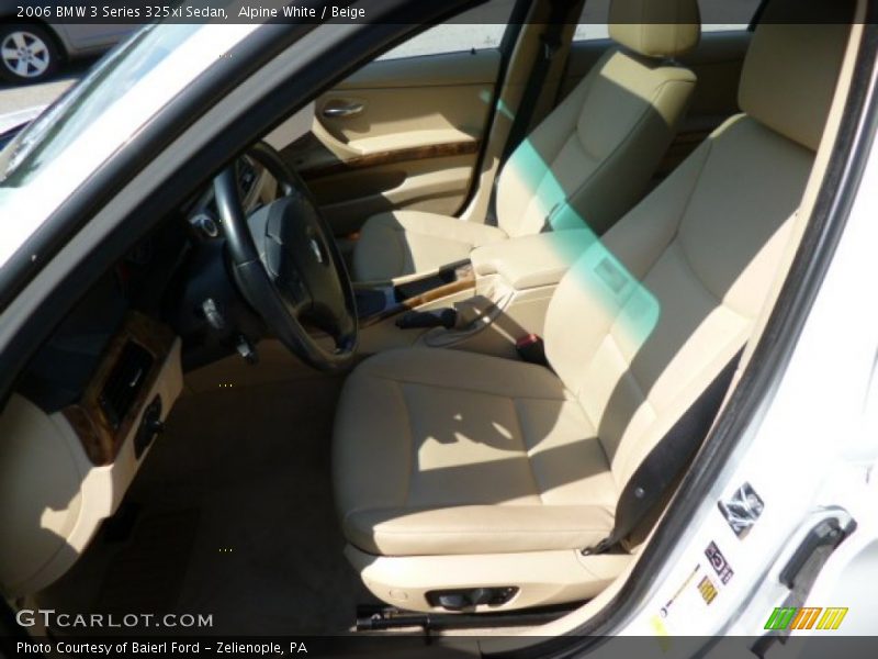 Alpine White / Beige 2006 BMW 3 Series 325xi Sedan