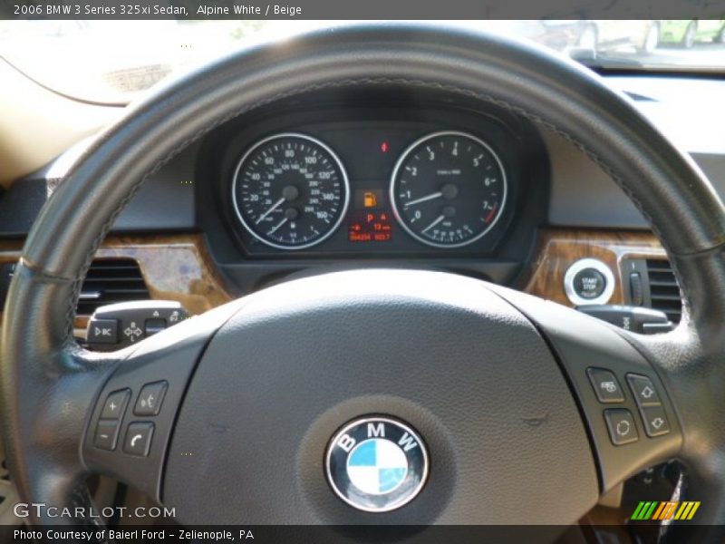 Alpine White / Beige 2006 BMW 3 Series 325xi Sedan