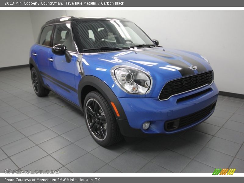 True Blue Metallic / Carbon Black 2013 Mini Cooper S Countryman
