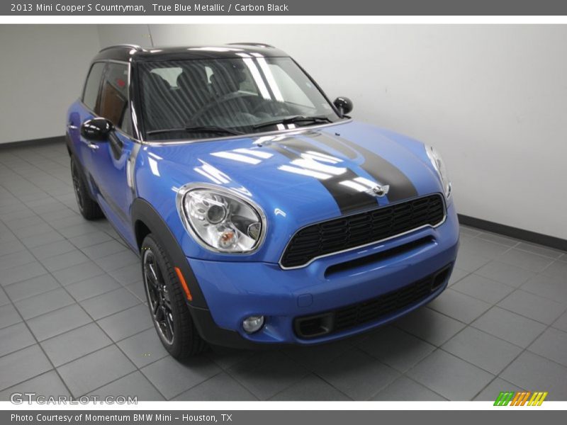 True Blue Metallic / Carbon Black 2013 Mini Cooper S Countryman