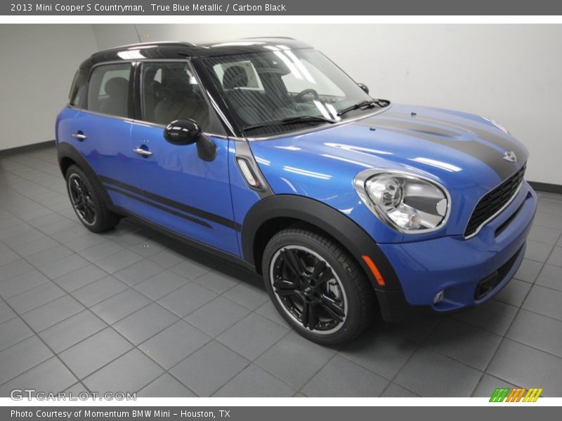 True Blue Metallic / Carbon Black 2013 Mini Cooper S Countryman
