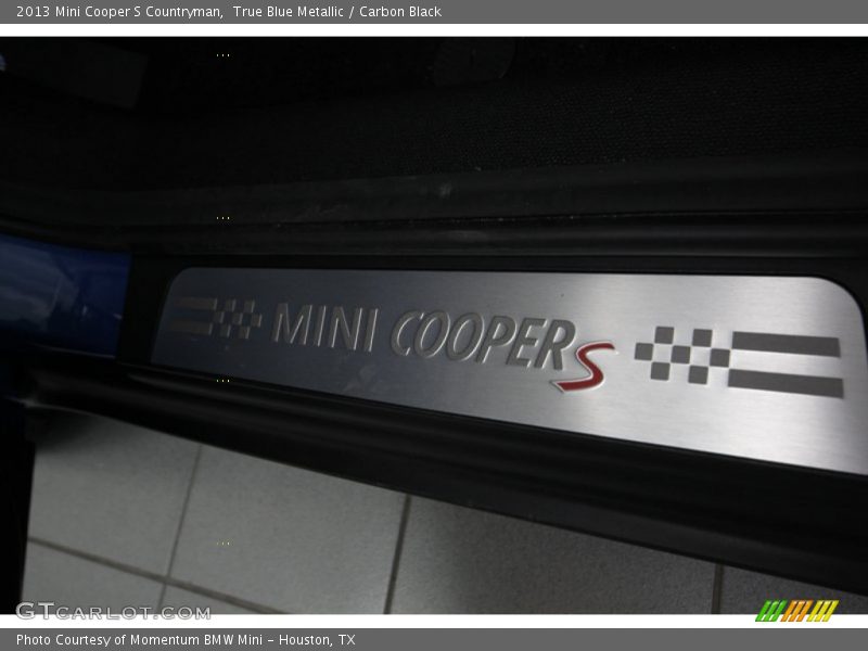 True Blue Metallic / Carbon Black 2013 Mini Cooper S Countryman