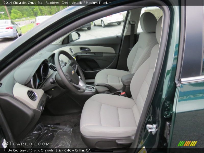 Front Seat of 2014 Cruze Eco