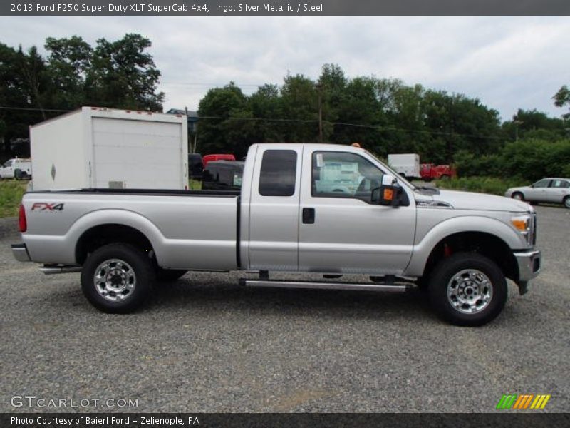 Ingot Silver Metallic / Steel 2013 Ford F250 Super Duty XLT SuperCab 4x4