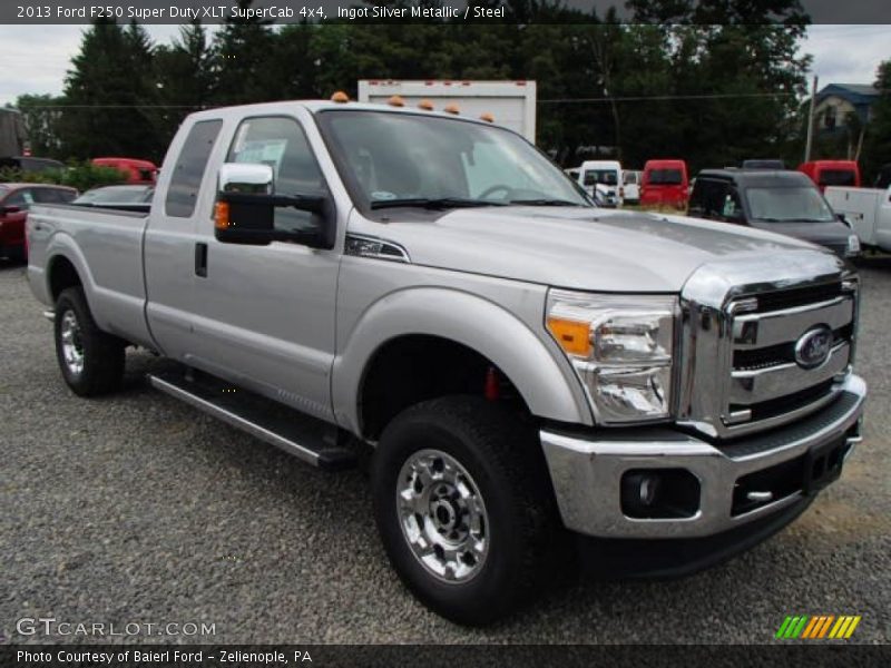 Ingot Silver Metallic / Steel 2013 Ford F250 Super Duty XLT SuperCab 4x4