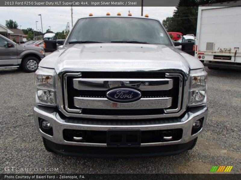 Ingot Silver Metallic / Steel 2013 Ford F250 Super Duty XLT SuperCab 4x4