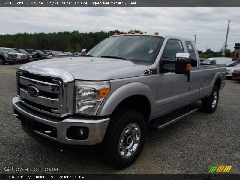 Ingot Silver Metallic / Steel 2013 Ford F250 Super Duty XLT SuperCab 4x4