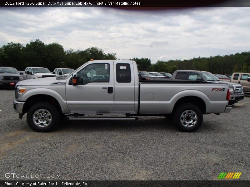 Ingot Silver Metallic / Steel 2013 Ford F250 Super Duty XLT SuperCab 4x4