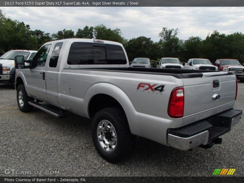 Ingot Silver Metallic / Steel 2013 Ford F250 Super Duty XLT SuperCab 4x4