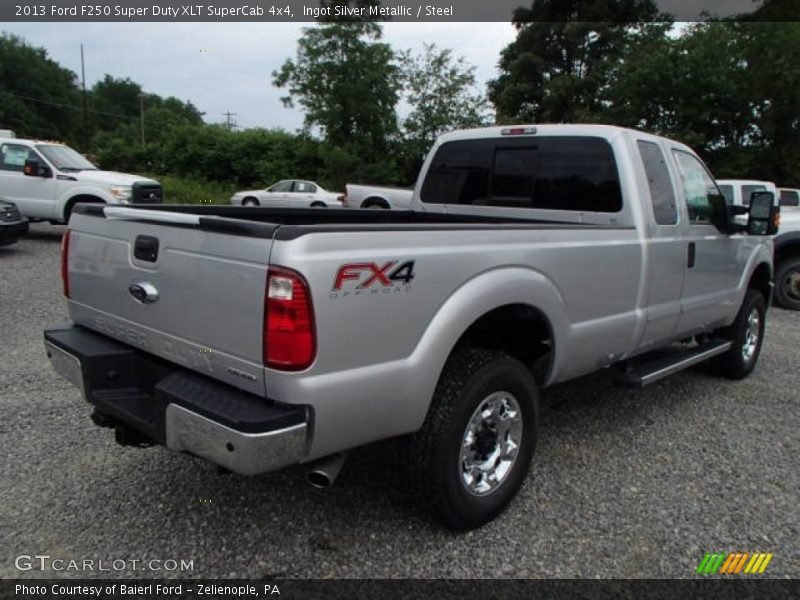 Ingot Silver Metallic / Steel 2013 Ford F250 Super Duty XLT SuperCab 4x4