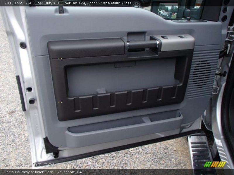 Ingot Silver Metallic / Steel 2013 Ford F250 Super Duty XLT SuperCab 4x4