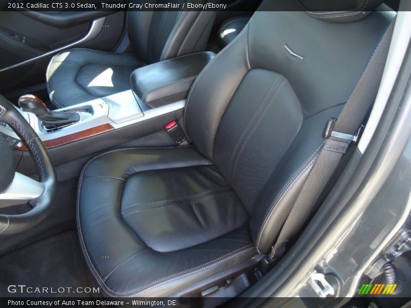 Thunder Gray ChromaFlair / Ebony/Ebony 2012 Cadillac CTS 3.0 Sedan