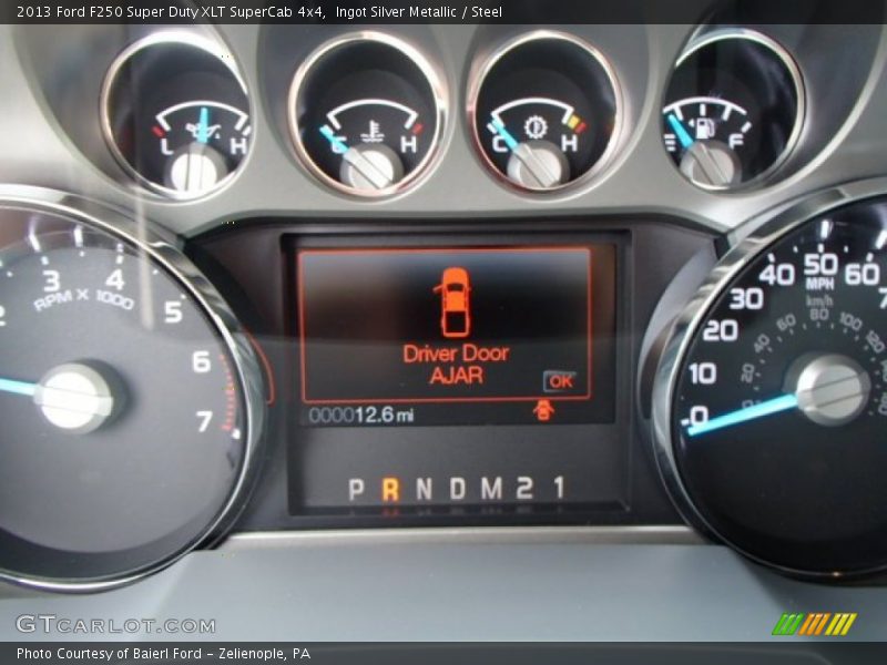 Ingot Silver Metallic / Steel 2013 Ford F250 Super Duty XLT SuperCab 4x4