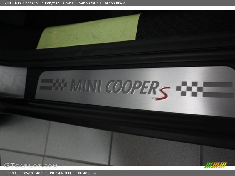 Crystal Silver Metallic / Carbon Black 2013 Mini Cooper S Countryman