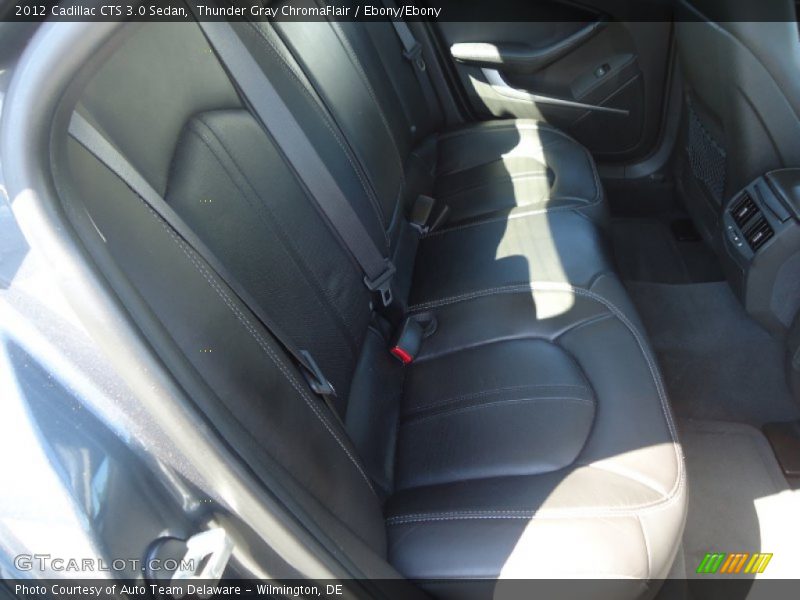 Thunder Gray ChromaFlair / Ebony/Ebony 2012 Cadillac CTS 3.0 Sedan