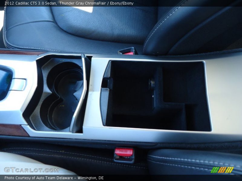 Thunder Gray ChromaFlair / Ebony/Ebony 2012 Cadillac CTS 3.0 Sedan