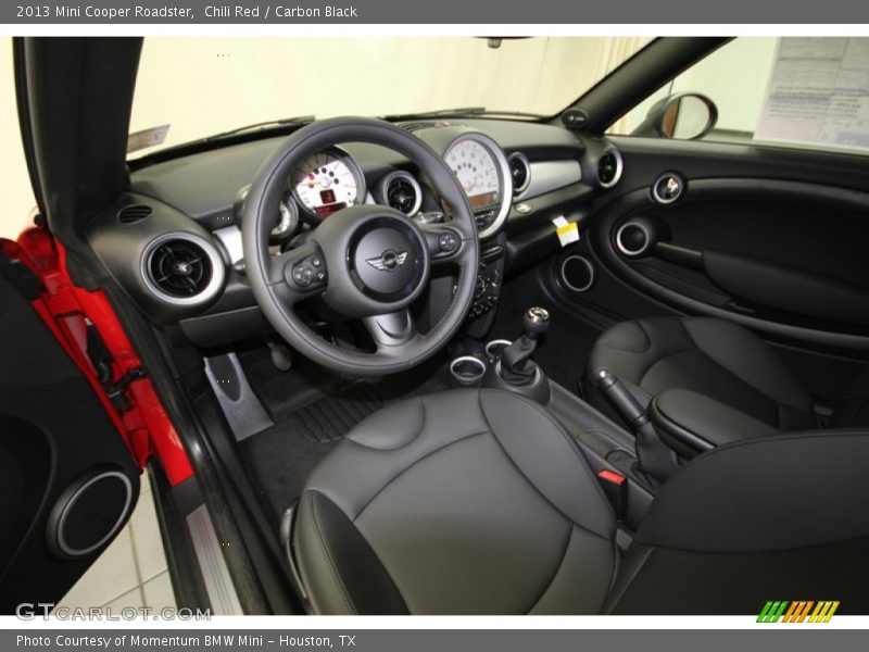 Chili Red / Carbon Black 2013 Mini Cooper Roadster