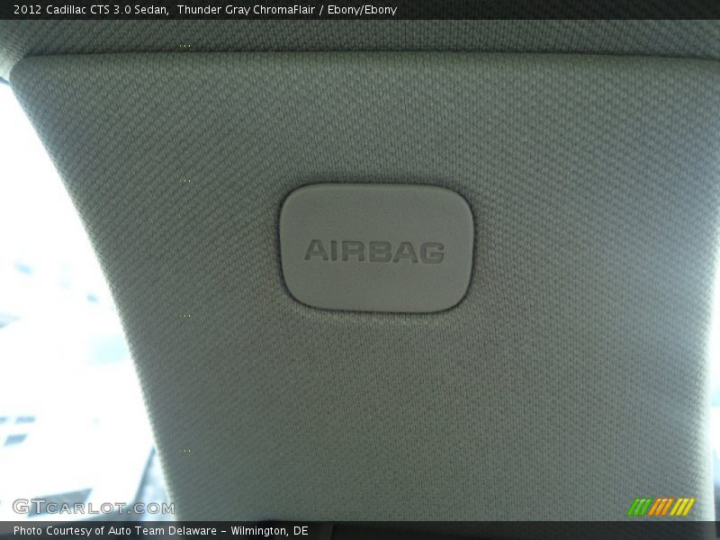 Thunder Gray ChromaFlair / Ebony/Ebony 2012 Cadillac CTS 3.0 Sedan