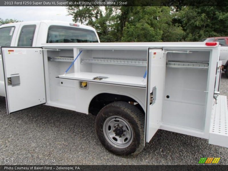 Oxford White / Steel 2013 Ford F250 Super Duty XL SuperCab 4x4 Utility