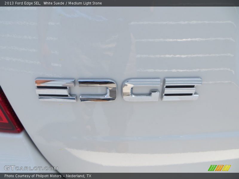 White Suede / Medium Light Stone 2013 Ford Edge SEL