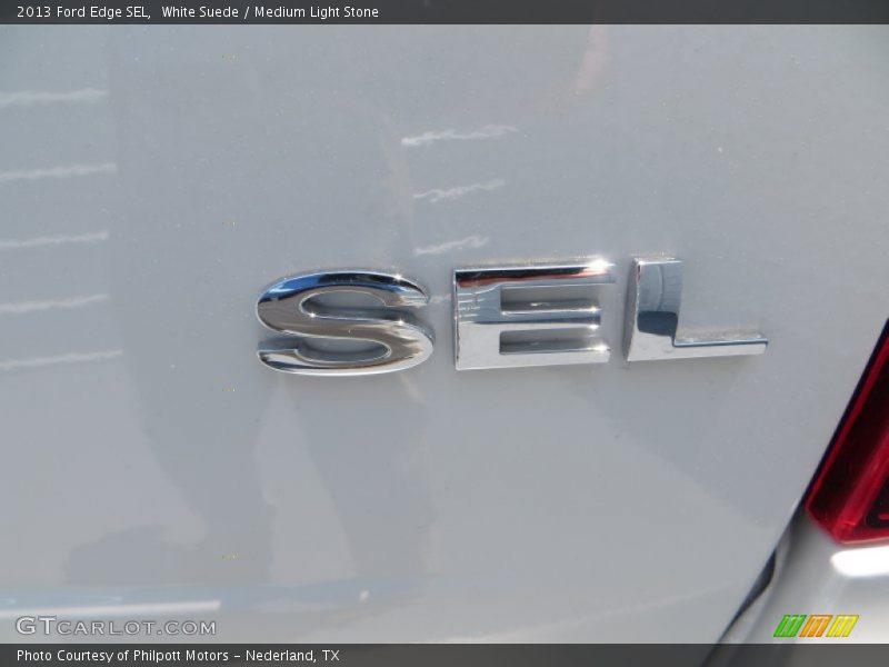 White Suede / Medium Light Stone 2013 Ford Edge SEL