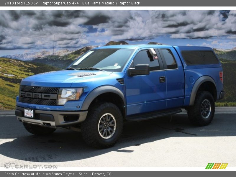 Blue Flame Metallic / Raptor Black 2010 Ford F150 SVT Raptor SuperCab 4x4