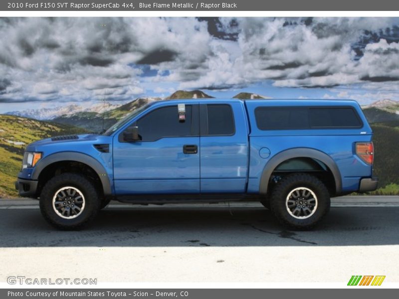 Blue Flame Metallic / Raptor Black 2010 Ford F150 SVT Raptor SuperCab 4x4