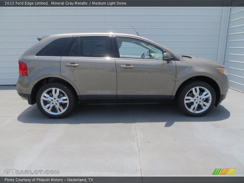 Mineral Gray Metallic / Medium Light Stone 2013 Ford Edge Limited