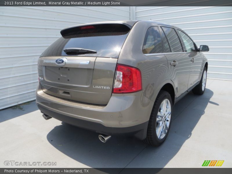 Mineral Gray Metallic / Medium Light Stone 2013 Ford Edge Limited