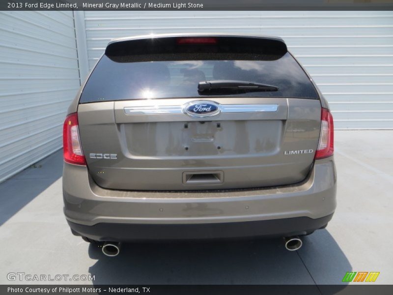 Mineral Gray Metallic / Medium Light Stone 2013 Ford Edge Limited