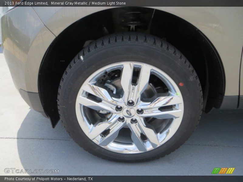 Mineral Gray Metallic / Medium Light Stone 2013 Ford Edge Limited